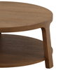Valera Coffee Table Brown, by Dovetail, 38.25" width x 16.25" height x 38.25" depth thumbnail 4