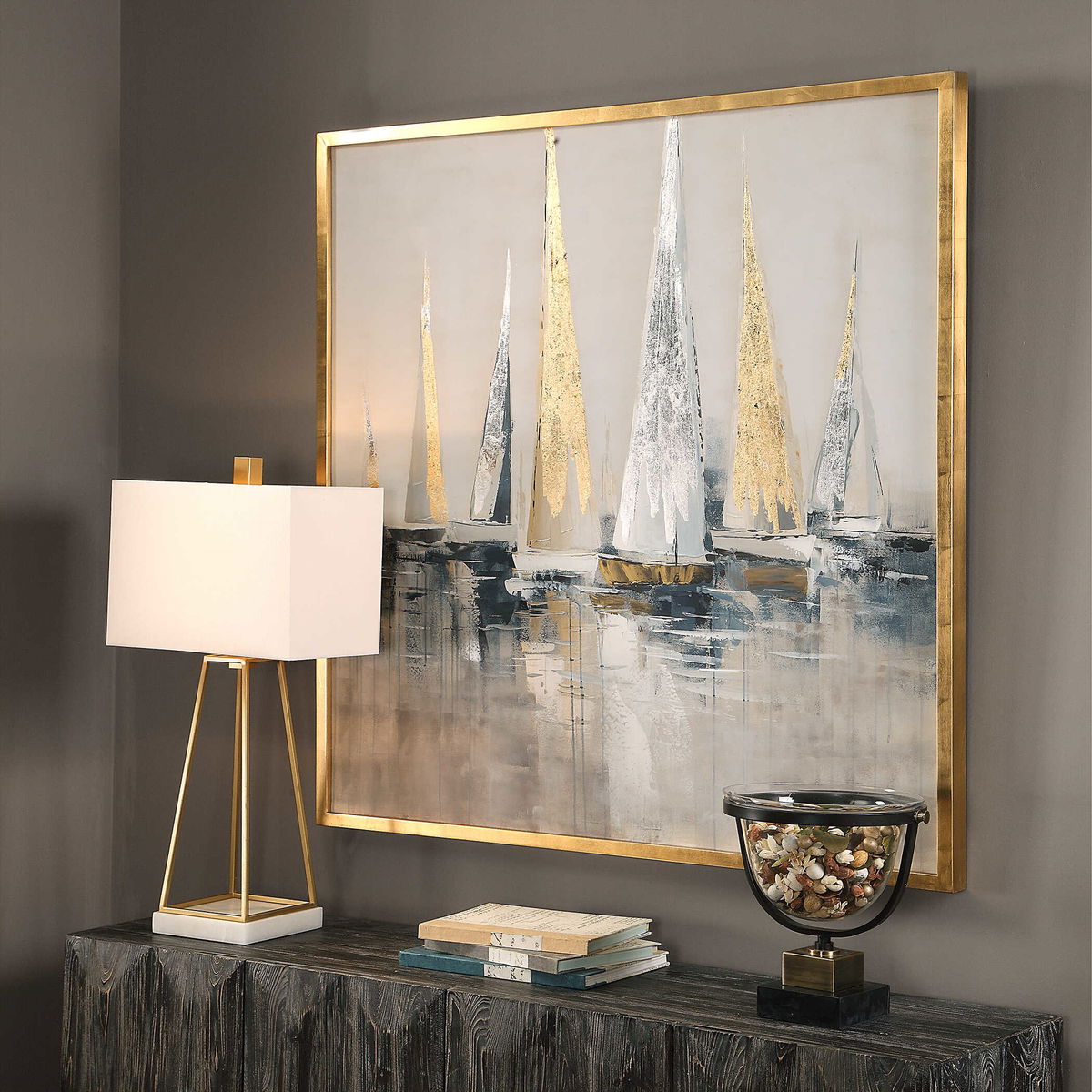 Regatta Nautical Art, by Uttermost, 51.62" width x 51.62" height x 2" depth View 5