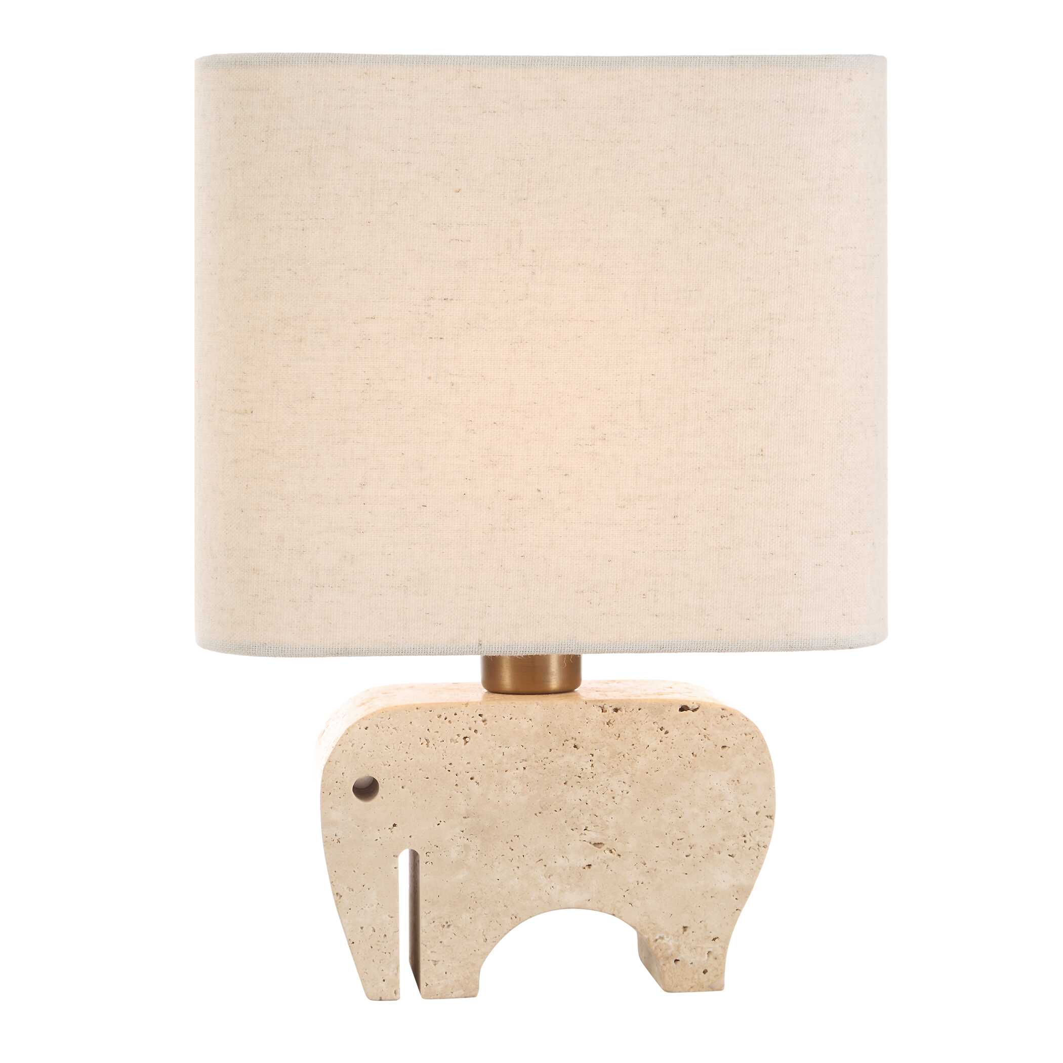 Tusk Travertine Accent Lamp large image 
