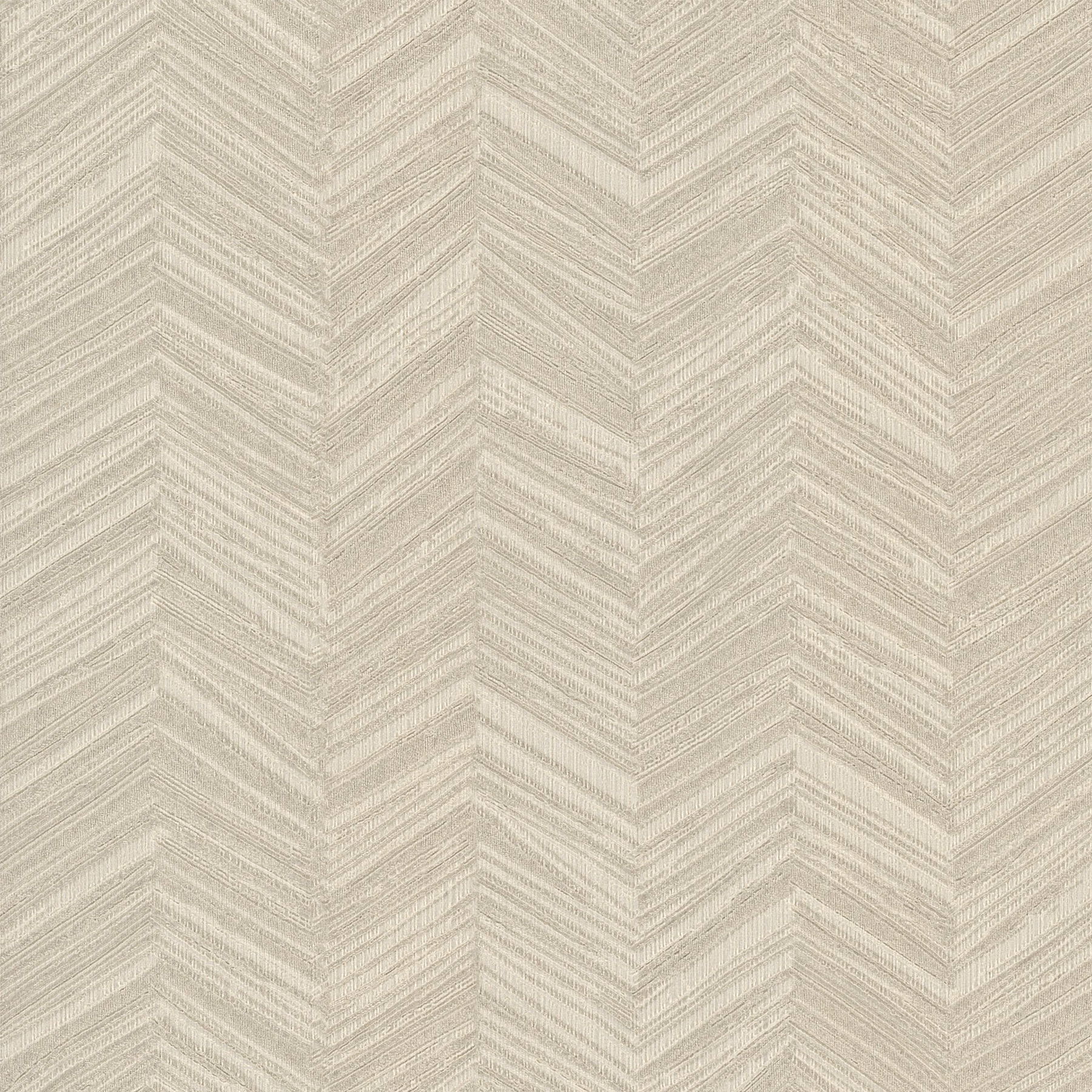 Raised Chevron Beige Wallpaper large image 