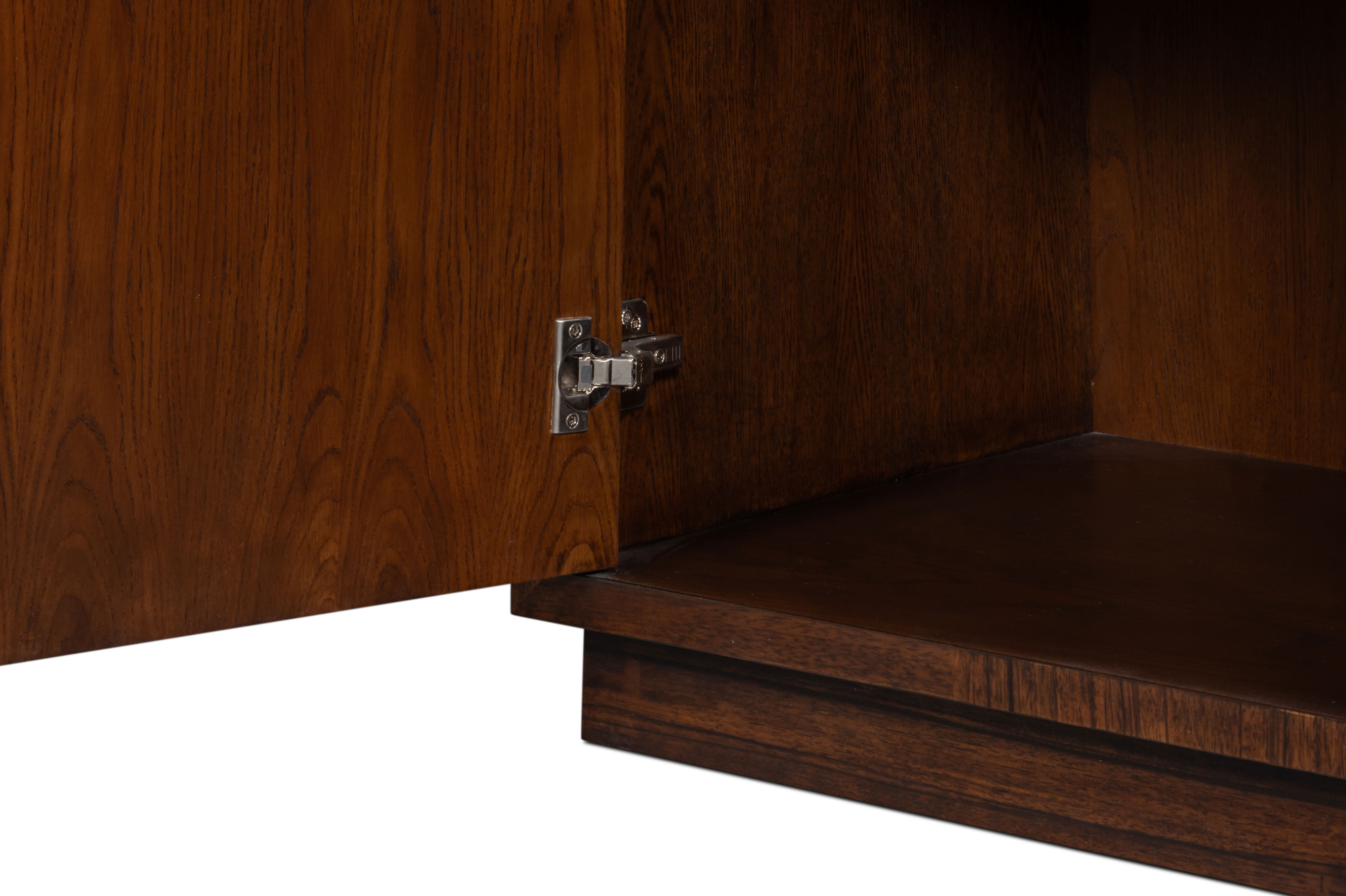 Parquet Sideboard, Cabinets & Sideboard by Sarreid, 86" length x 19" width x 45659" height View 7