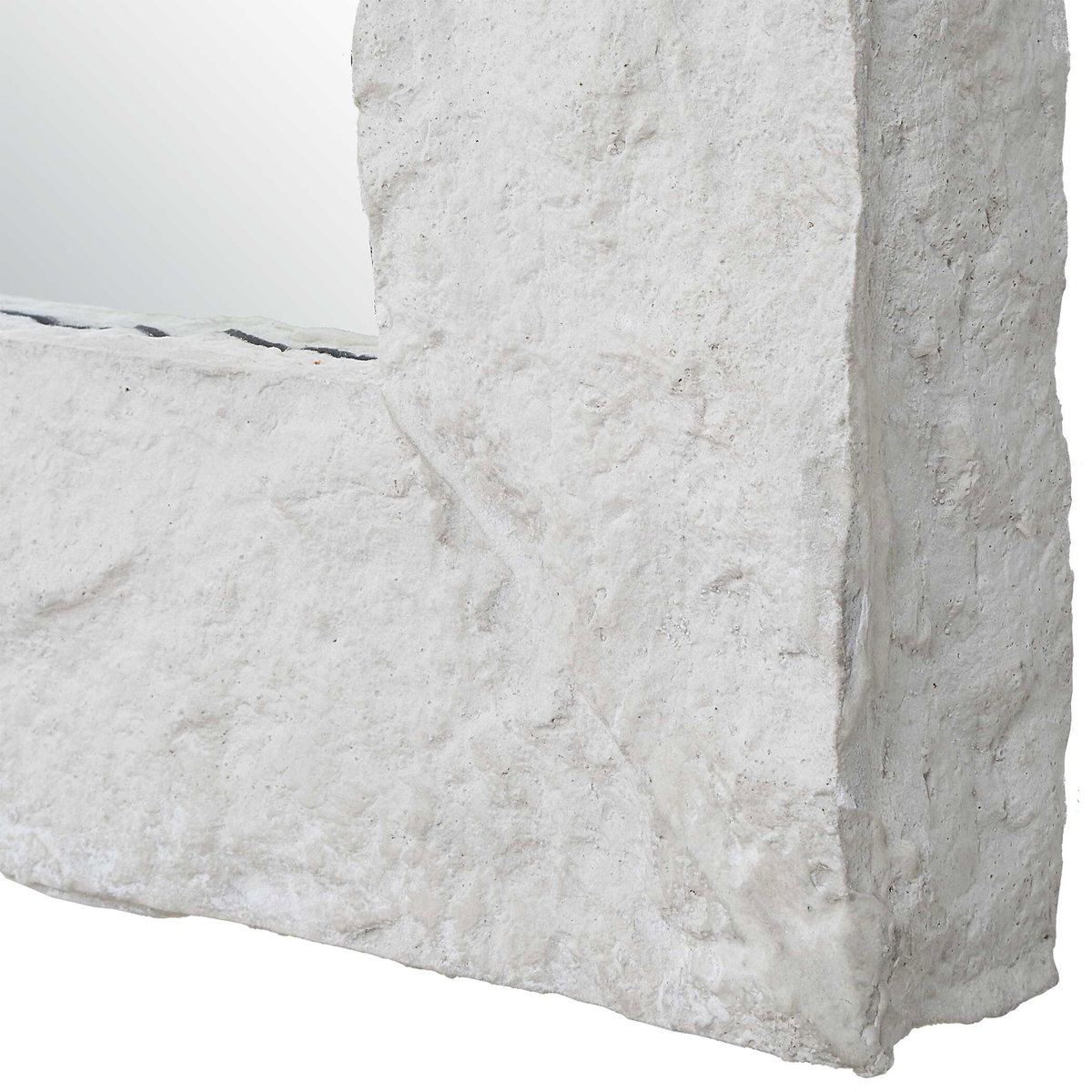 Quarry Rectangle Stone Veneer Mirror, by Uttermost, 28" width x 48" height x 3" depth View 6