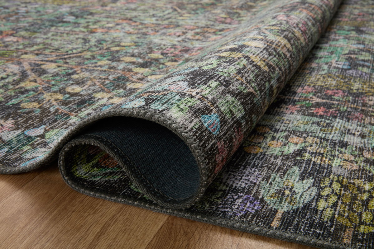 Rifle Paper Co. x Loloi Maison Rug, 5' length x 5' width View 4