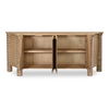 Treccia Sideboard Oak, Cabinets & Sideboard by Moe's Home, 76.25" width x 31" height x 18" depth thumbnail 4