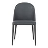 Burton Dining Chair Black Fade Vegan Leather - Set Of Two thumbnail 3
