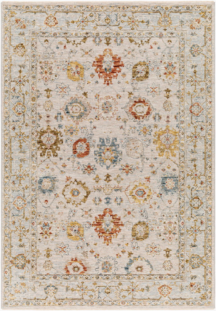 Reina Machine Woven Rug, by Surya, 10'2.05" length x 7'10.49" width