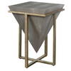 Bertrand Shagreen Accent Table, Side & End Table by Uttermost, 18.25" width x 25.25" height x 18.25" depth thumbnail 4