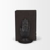 Praying Hands Bronze Cast Iron Book Ends, Bookend by Mercana, 5.91" length x 4.65" width x 7.17" height thumbnail 5