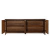 Essie Sideboard Brown, Sideboards & Buffet by Dovetail, 82.75" width x 32.18" height x 15.75" depth thumbnail 5