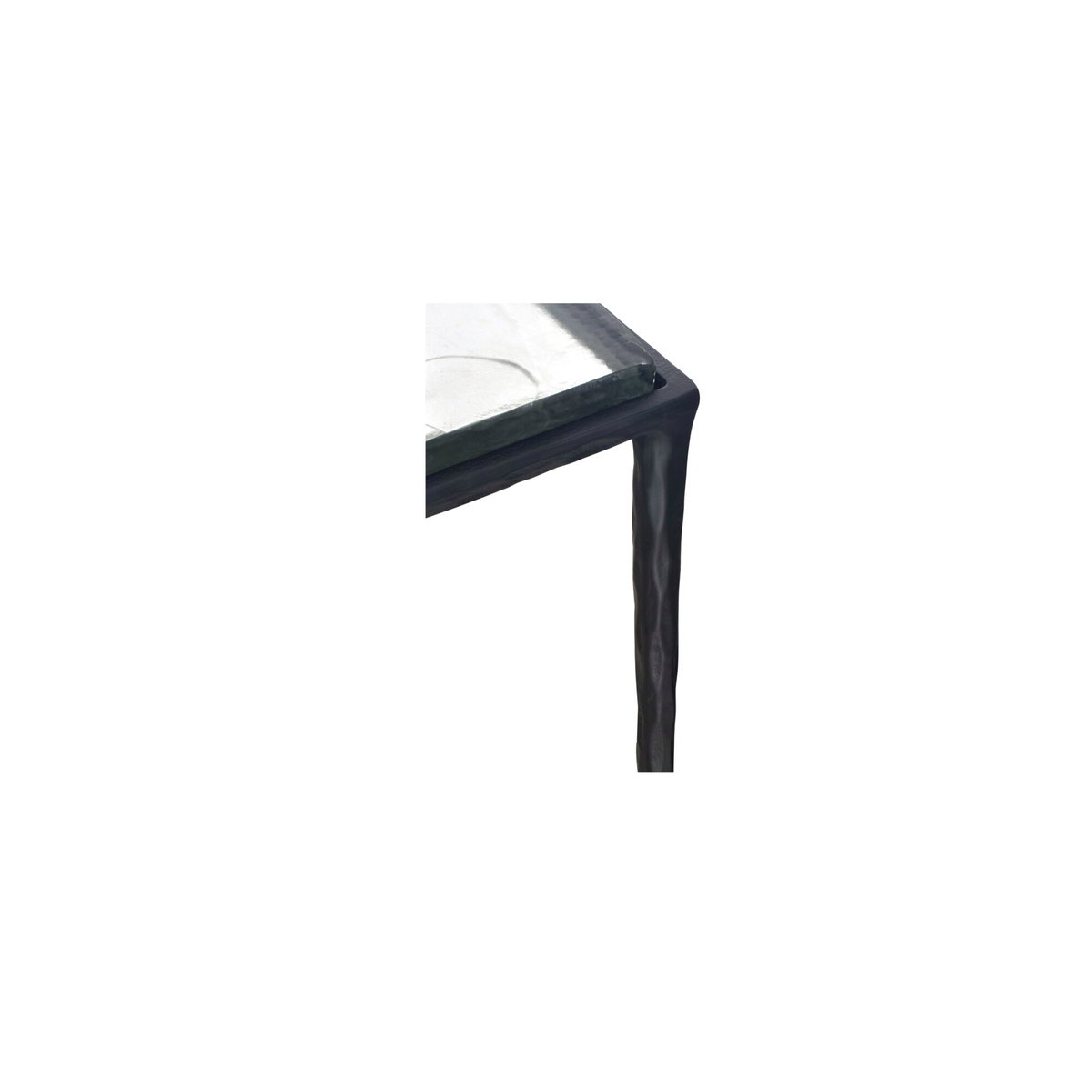 Mari Side Table Clear, Side & End Table by Moe's Home, 19" width x 20" height x 19" depth View 4