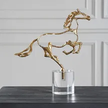 Online Designer Living Room Willemieke Gold Sculpture