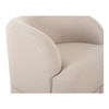 Maren Swivel Chair Beige, Accent Chair by Moe's Home, 32" width x 26.5" height x 30" depth thumbnail 6