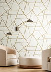 Intersect Gold Metallic Wallpaper thumbnail 2