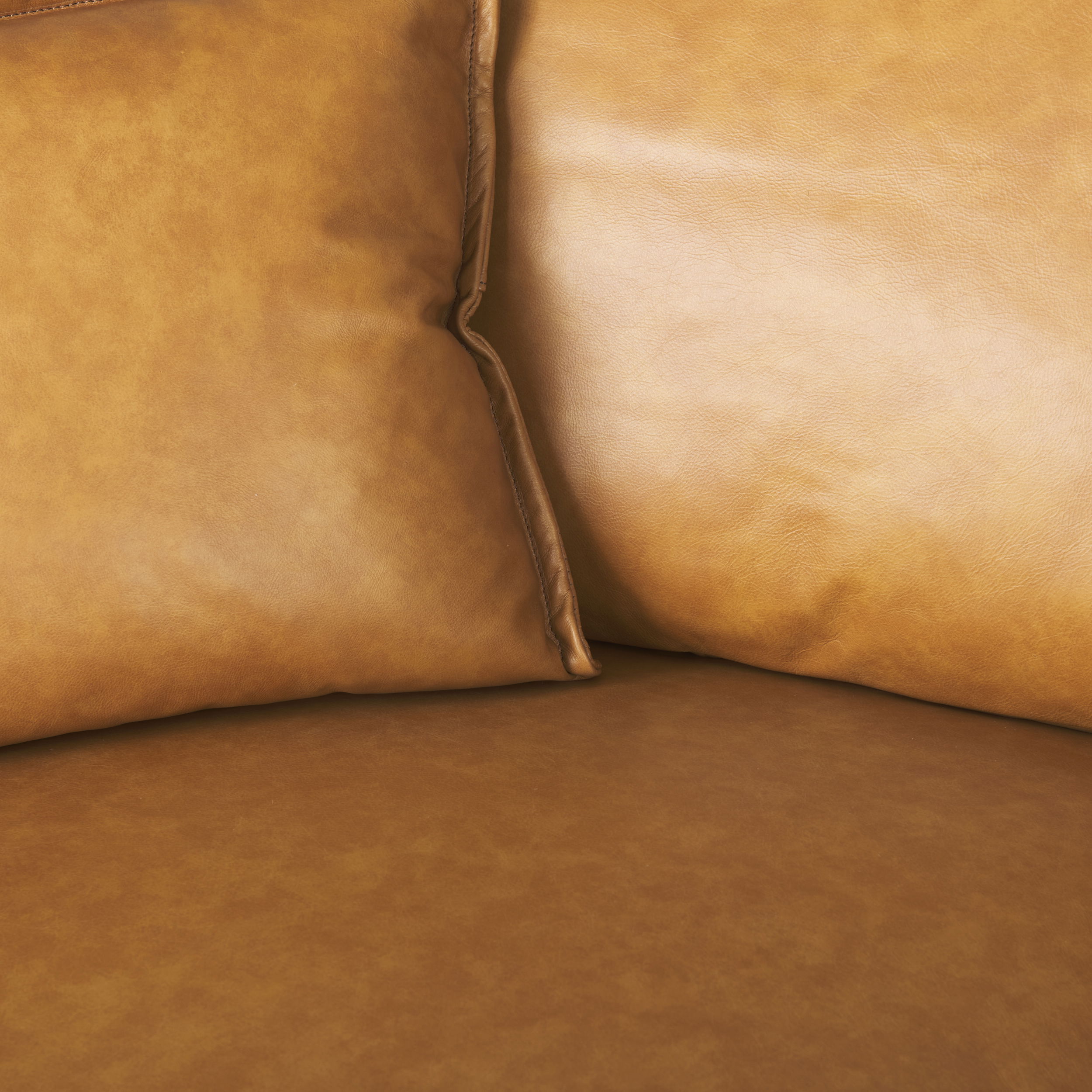 D'Arcy 111'L x 70'D x 33'H Tan Leather Left Chaise Sectional, Sectional Sofa by Mercana, 111" length x 70" width x 33" height View 12