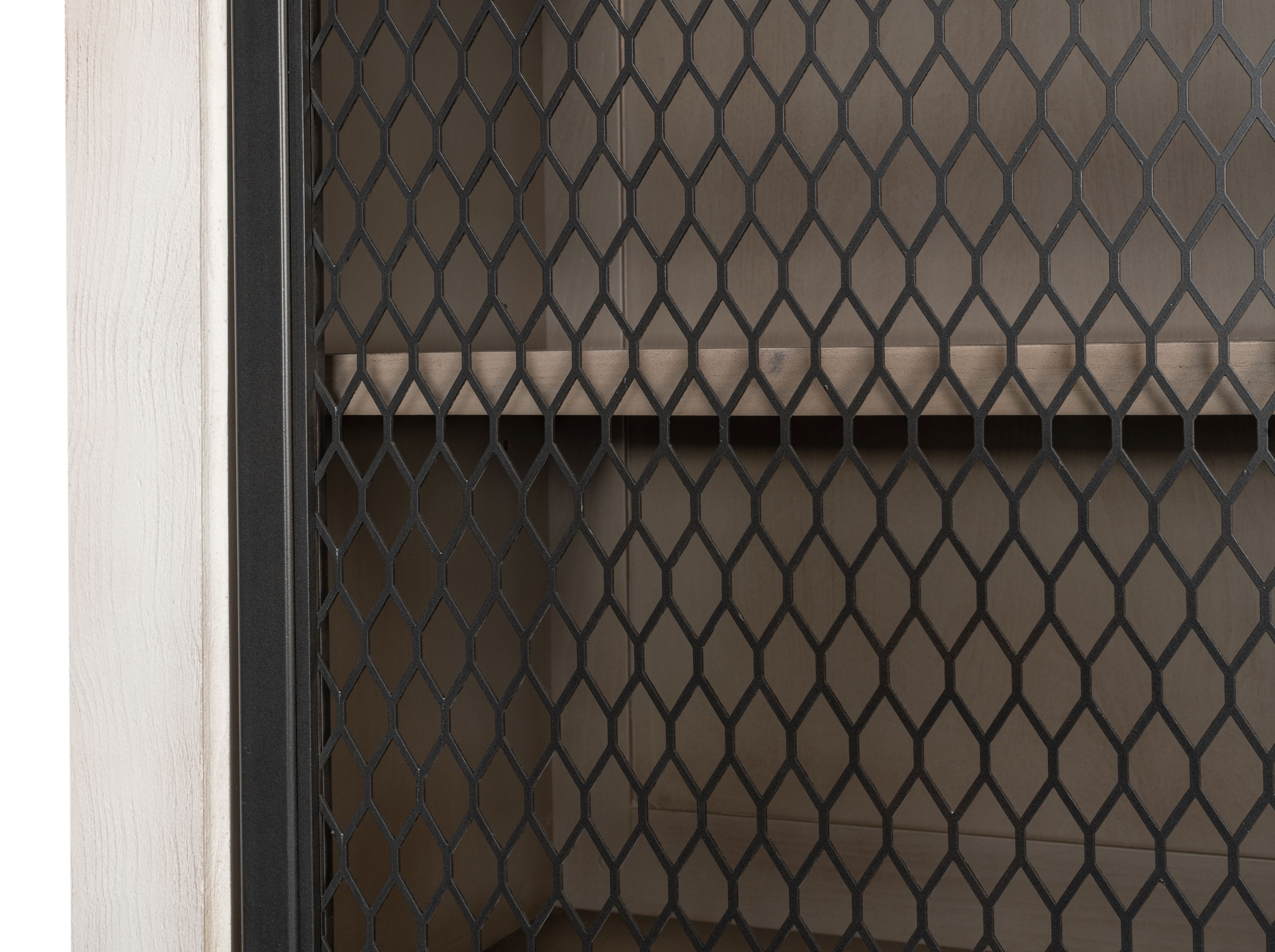 Vineyards Bar Cabinet, Shelving & Bookcase by Sarreid, 48" length x 18" width x 83" height View 10