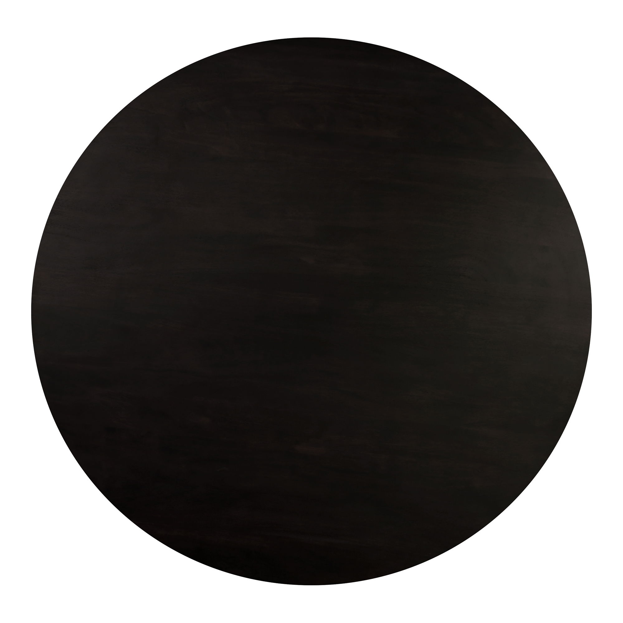 Povera Round Dining Table Black, by Moe's Home, 48" width x 30" height x 48" depth View 3