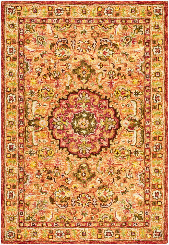 Fairfax Handmade Rug, by Surya, 1'6" length x 1'6" width