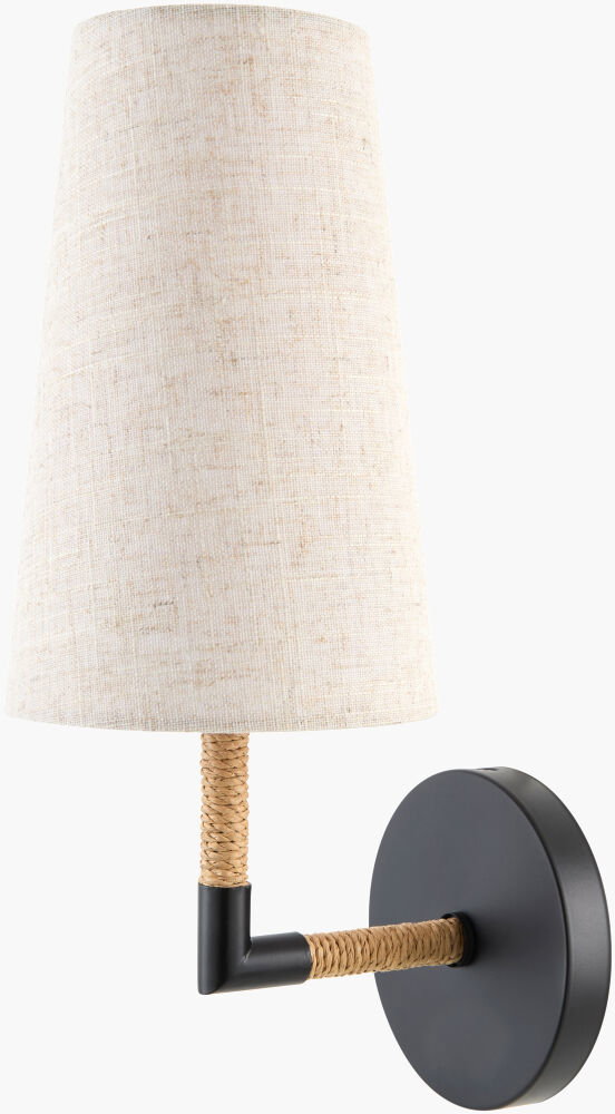 Morvain Wall Sconce, by Surya, 8" length x 6" width x 13" height