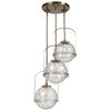 Mimas 3 Light Cluster Pendant, by Uttermost, 2' width x 4'0.25" height x 2' diameter x 2' depth thumbnail 4