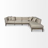 Denali III Beige Upholstered Wooden Frame Sectional, Sectional Sofa by Mercana, 121" length x 86" width x 30.25" height thumbnail 3