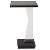 Angle Contemporary Accent Table, Furniture by Uttermost, 12.5" width x 22.75" height x 9.62" depth thumbnail 1