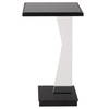 Angle Contemporary Accent Table, Side & End Table by Uttermost, 12.5" width x 22.75" height x 9.62" depth thumbnail 1