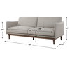 Freefall Gray Ceruse Sofa, Sofas & Sectional by Uttermost, 83" width x 33" height x 36.25" depth thumbnail 3