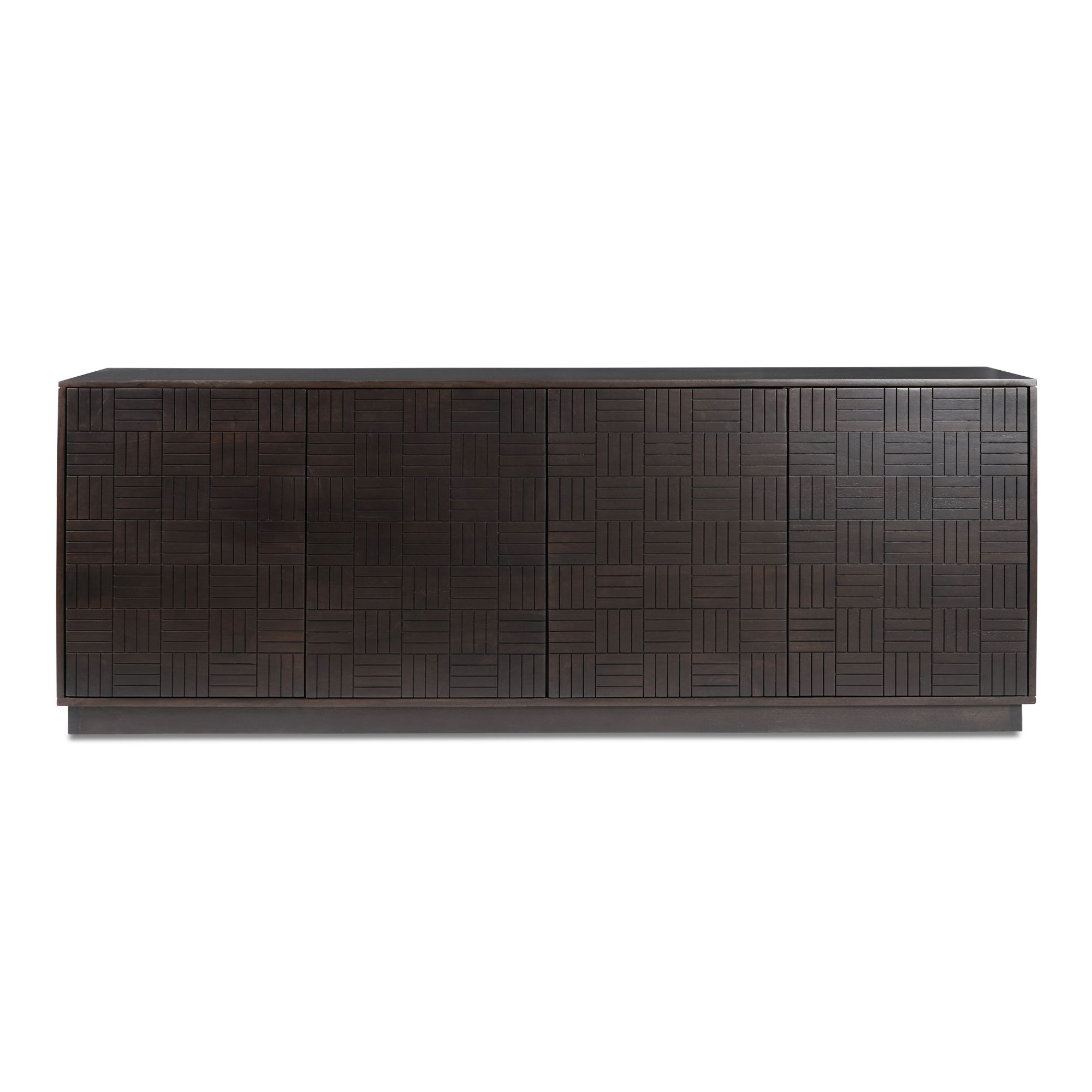 Denman 4 Door Sideboard Dark Brown large image 