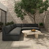 Miles Outdoor Corner Speckled Charcoal, Sectional Sofa by Moe's Home, 40" width x 35.8" height x 40" depth thumbnail 7