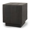 Hayden Dark Brown Wood End/Side Table, Side & End Table by Mercana, 22" length x 22" width x 24" height thumbnail 1