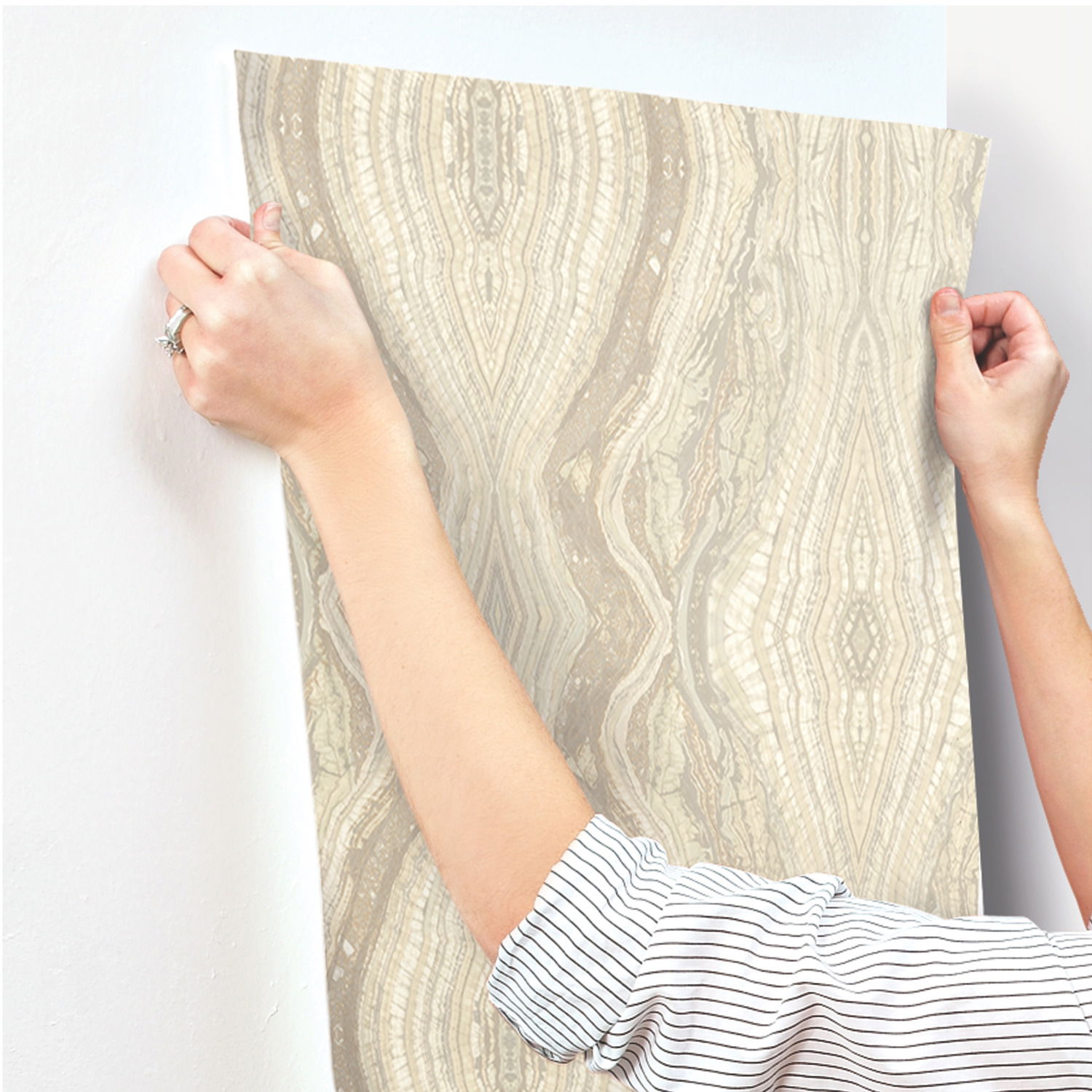 Kaleidoscope Light Grey & Beige Wallpaper Kaleidoscope Light Grey & Beige Wallpaper large image