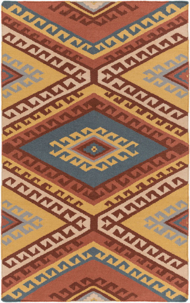 Wanderer Handmade Rug, by Surya, 7'6" length x 5' width