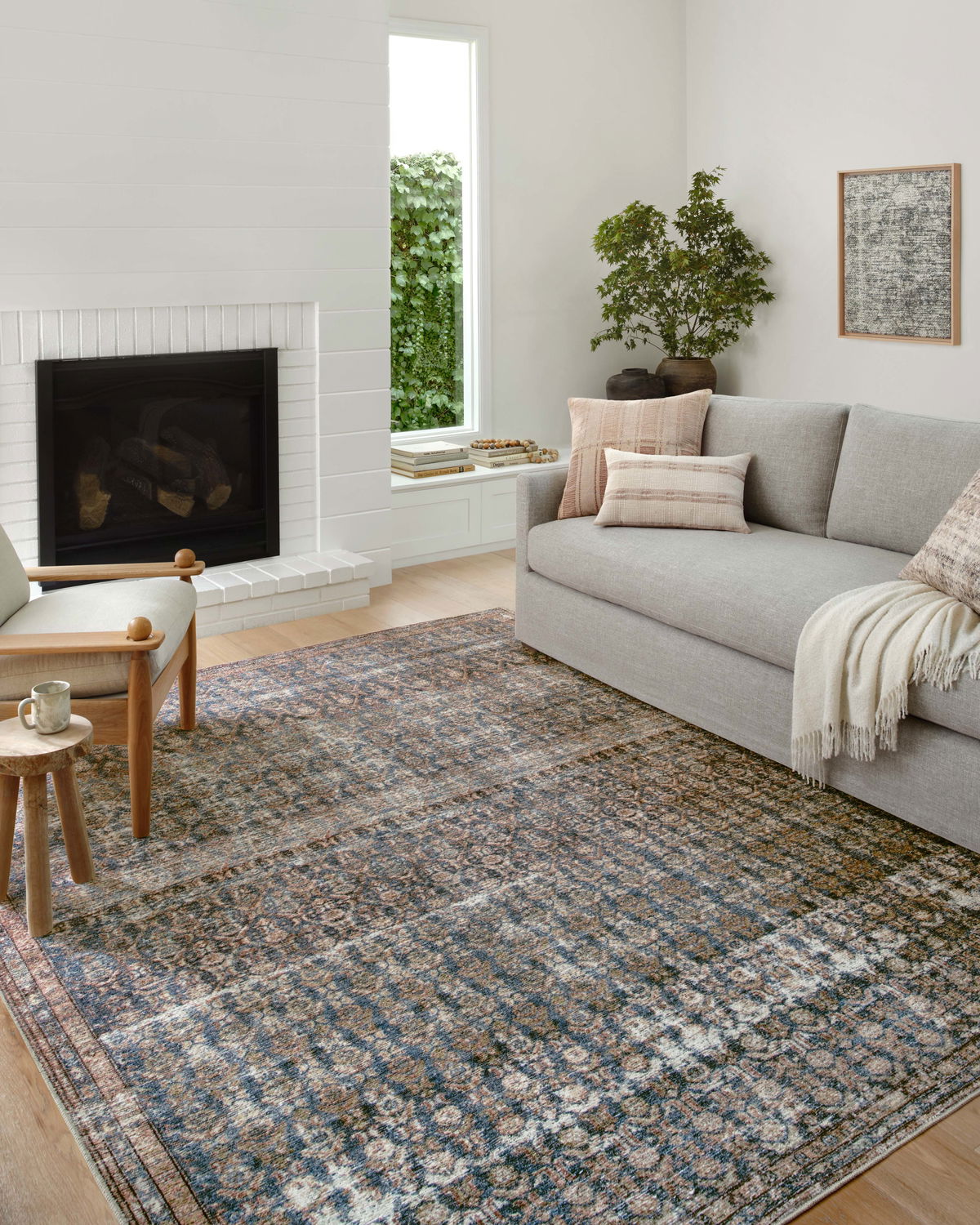 Amber Lewis x Loloi Billie Rug, 1'6" length x 1'6" width View 3