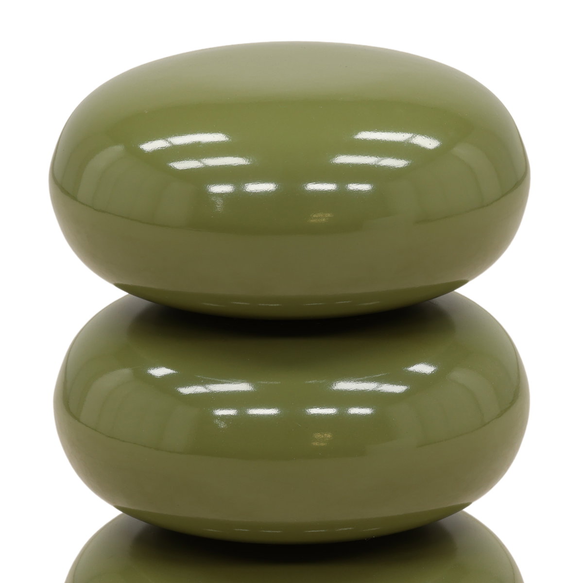 Alcott Side Table Green, Side & End Table by Dovetail, 13.3" width x 20.3" height x 13.3" diameter x 13.3" depth View 2