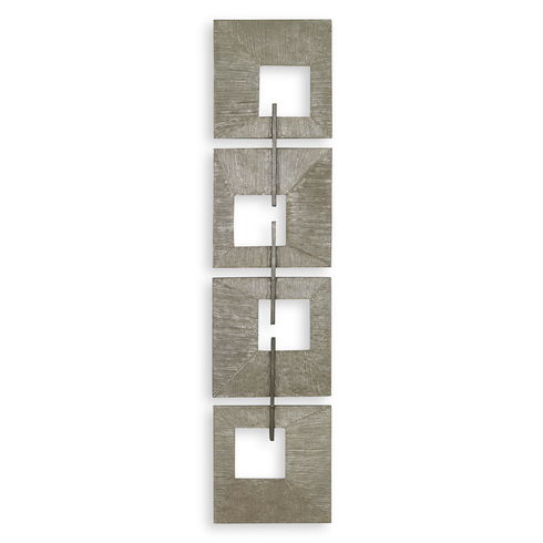 Linked Champagne Metal Wall Decor