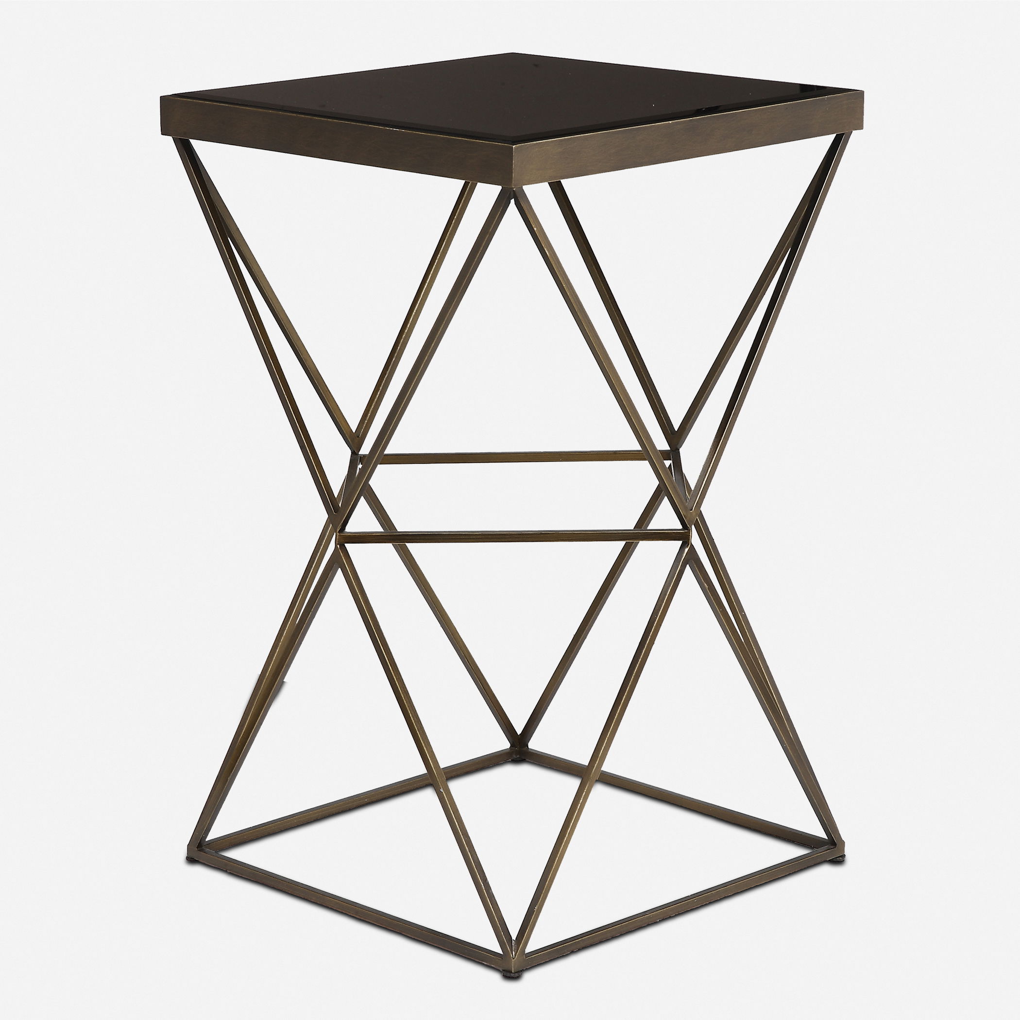 Uberto Caged Frame Accent Table large image 