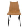 Alibi Dining Chair Tan - Set Of Two, by Moe's Home, 18" width x 33" height x 20" depth thumbnail 3