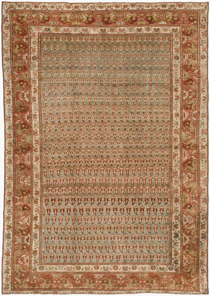 Antique One of a Kind Handmade Rug, by Surya, 6'2" length x 4'3" width
