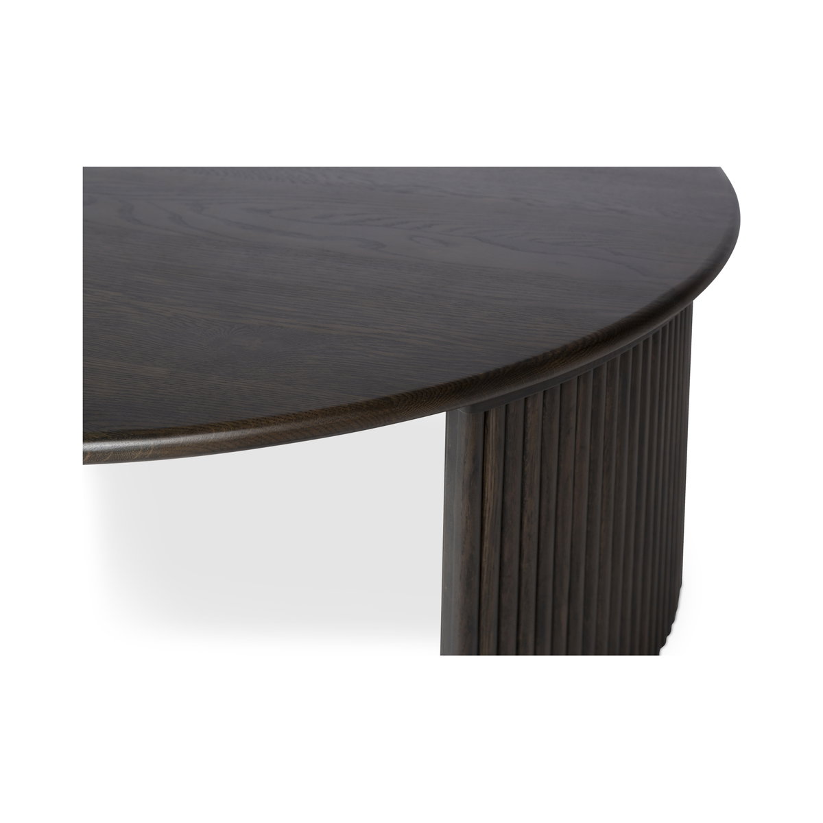 Penny Large Coffee Table Dark Brown, by Moe's Home, 39" width x 15.75" height x 39" depth View 7