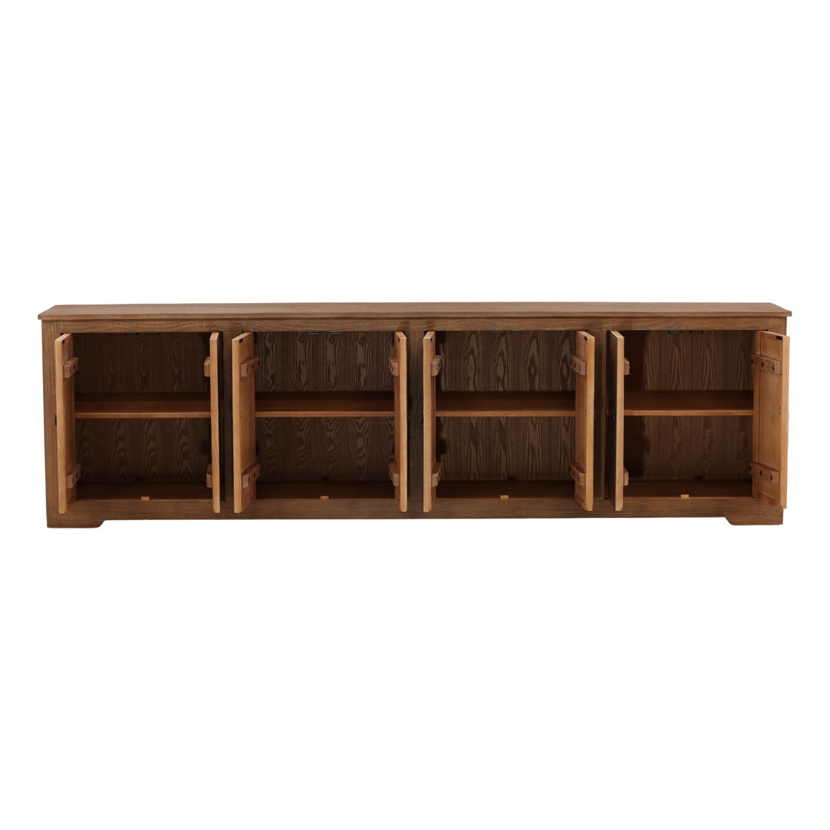 Nico Sideboard Brown, Sideboards & Buffet by Dovetail, 109.5" width x 31.5" height x 17.5" depth View 5