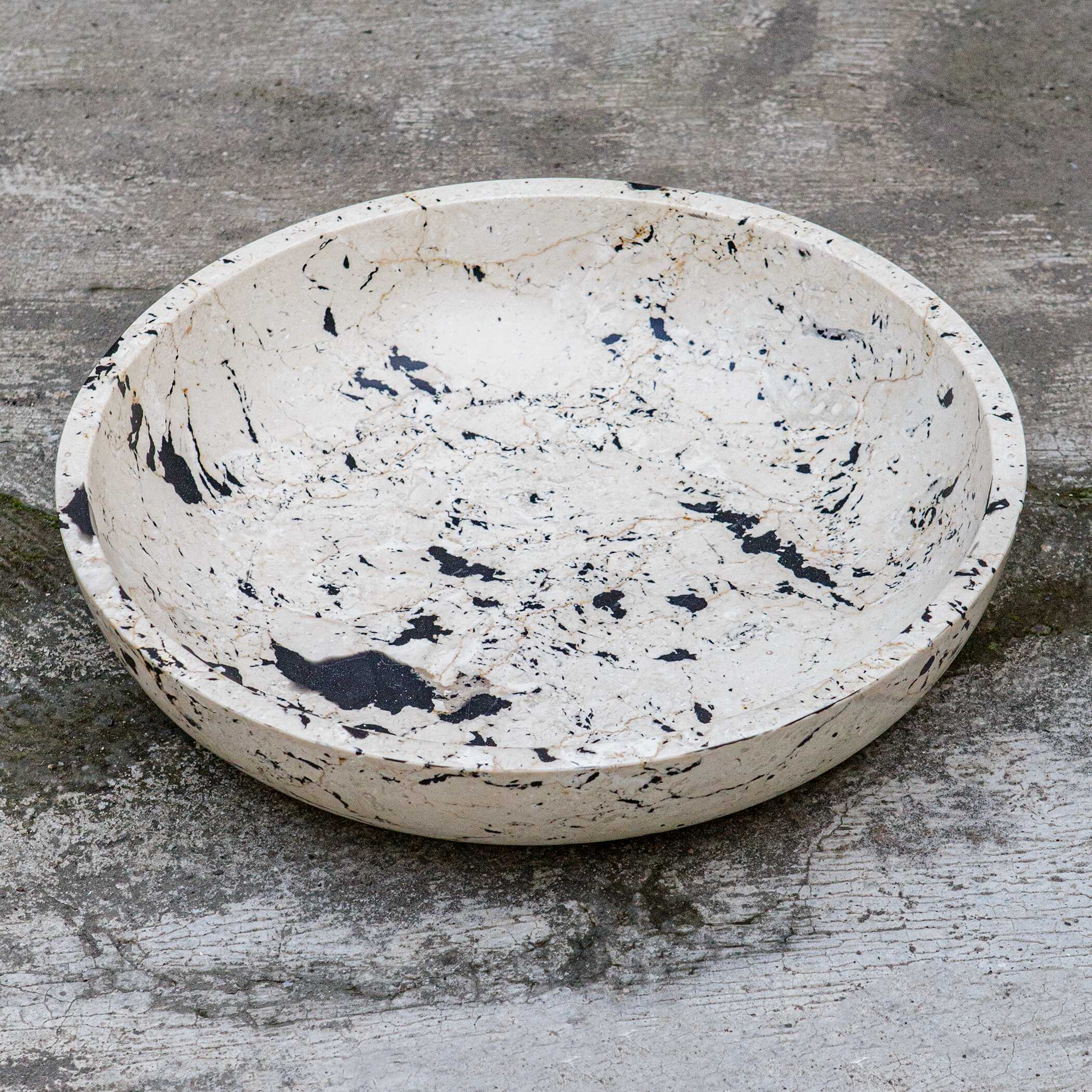 Nouveau Limestone Bowl large image 