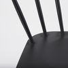 Colin  Black Metal Dining Chair, by Mercana, 21.26" length x 21.26" width x 30.32" height thumbnail 13