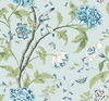 Teahouse Floral Light Blue Wallpaper thumbnail 0