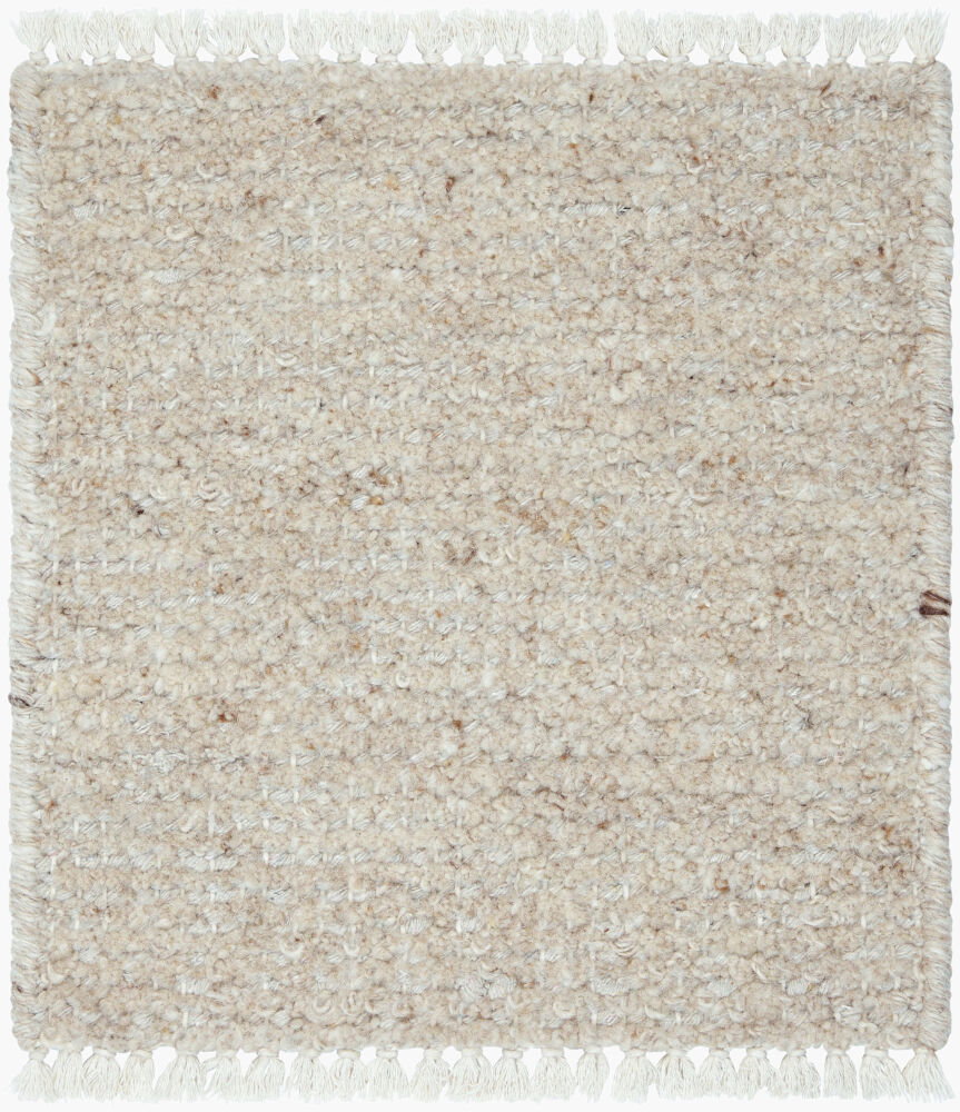 Saga Handmade Rug, by Surya, 1'6" length x 1'6" width