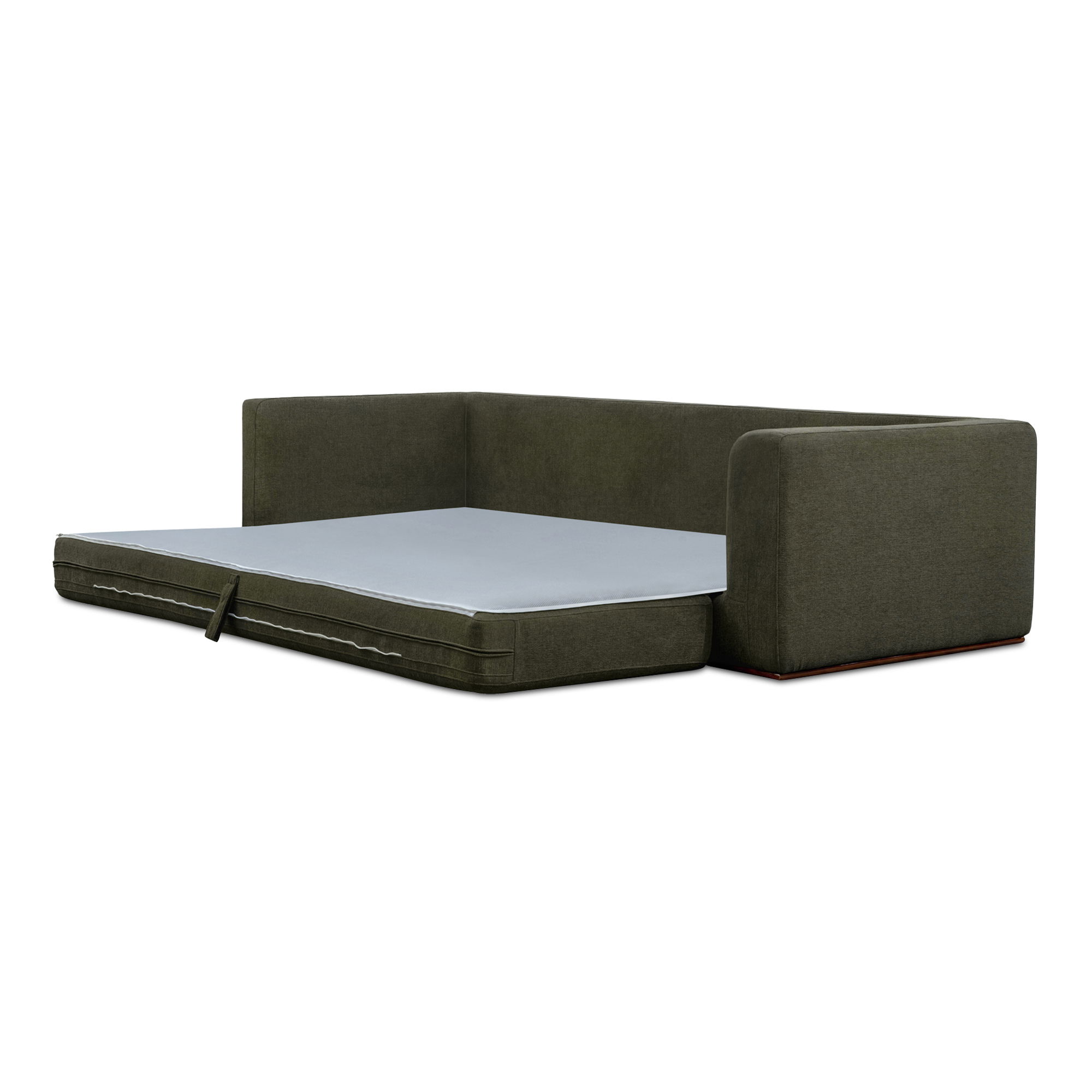Rue Sleeper Sofa Deep Green large image 