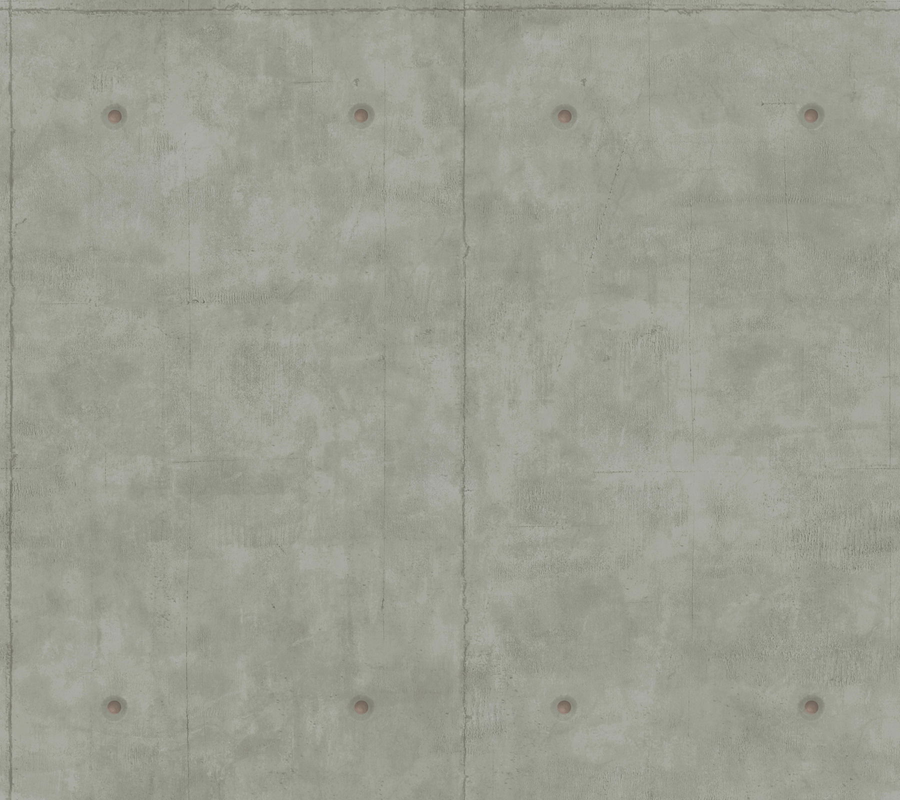 Concrete Dark Grey & Copper Metallic Wallpaper large image 