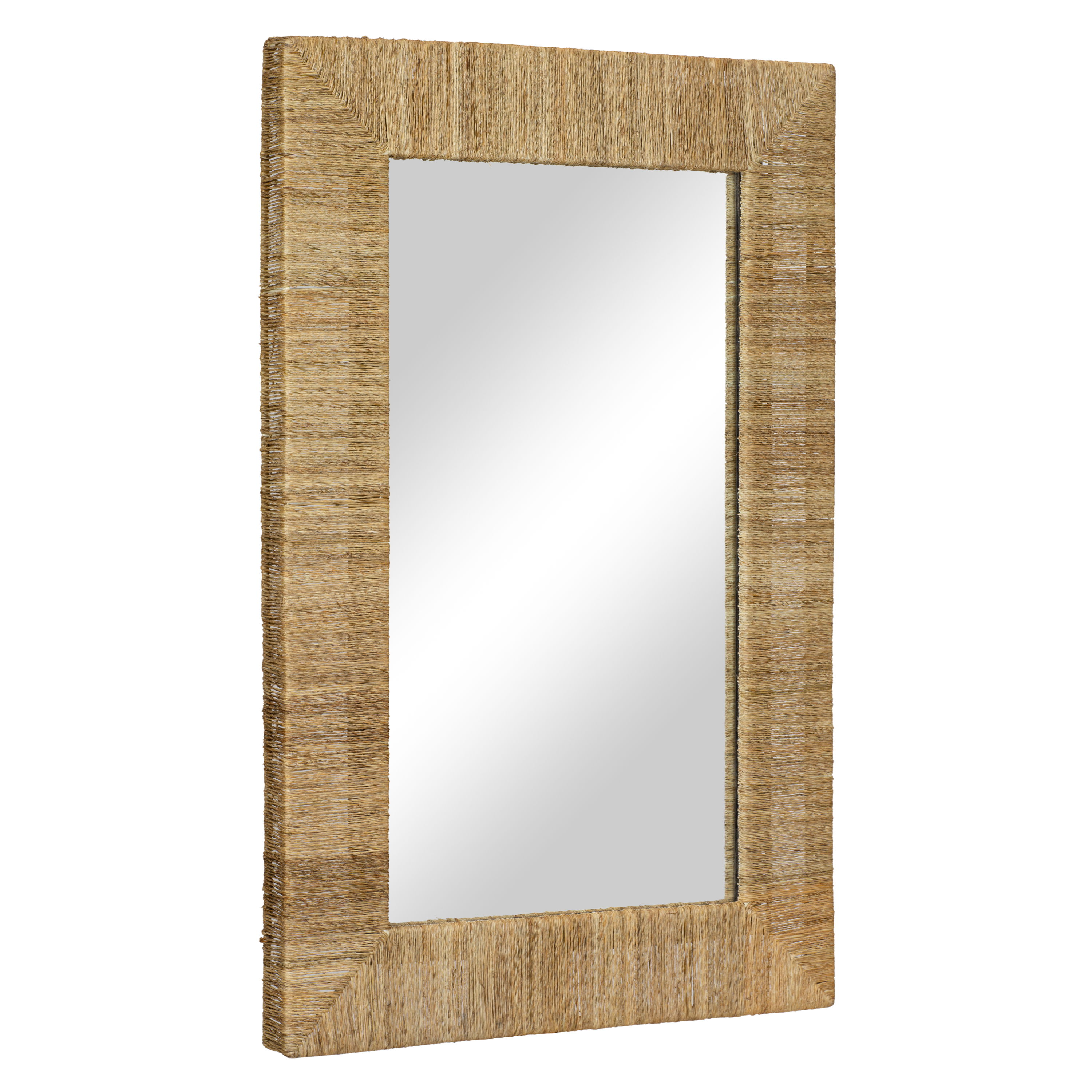 Highball Jute Rectangular Mirror large image 