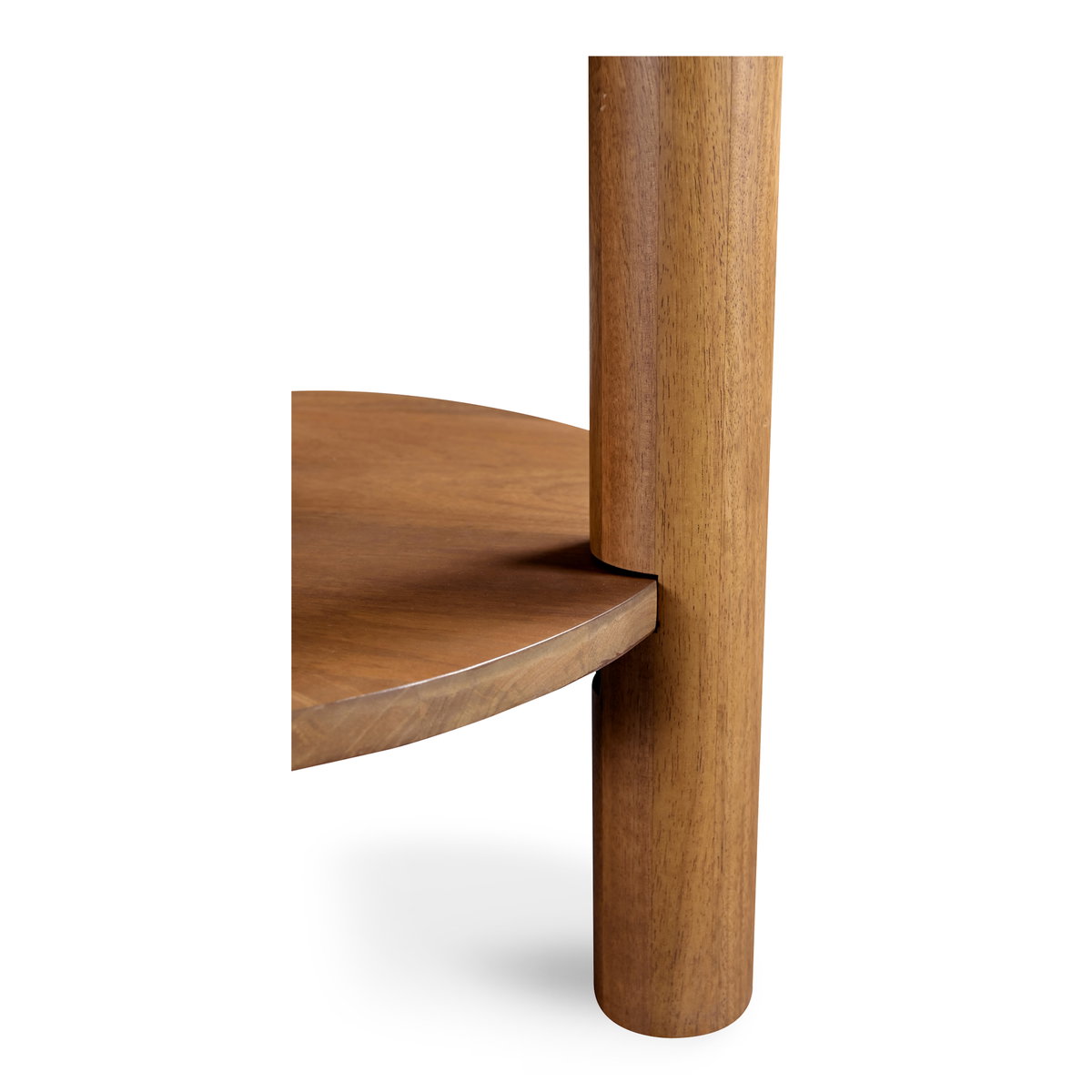 Olsen Accent Table Vintage Brown, Side & End Table by Moe's Home, 21" width x 21" height x 22.5" depth View 4