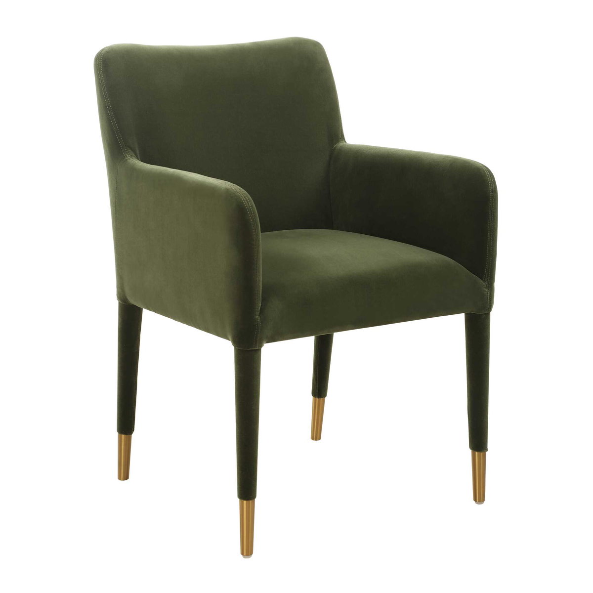 Conifer Moss Dining Arm Chair, Furniture by Uttermost, 23" width x 34" height x 24" depth View 4