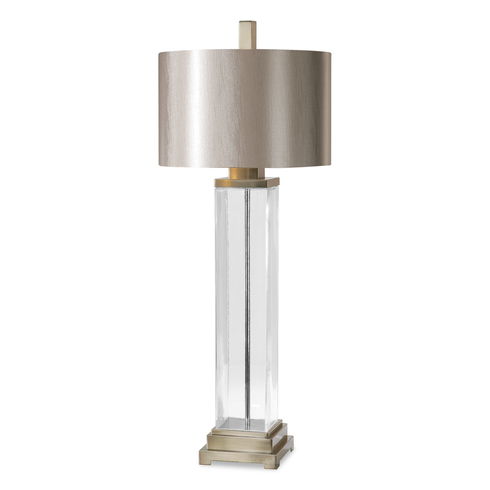 Drustan Clear Glass Table Lamp